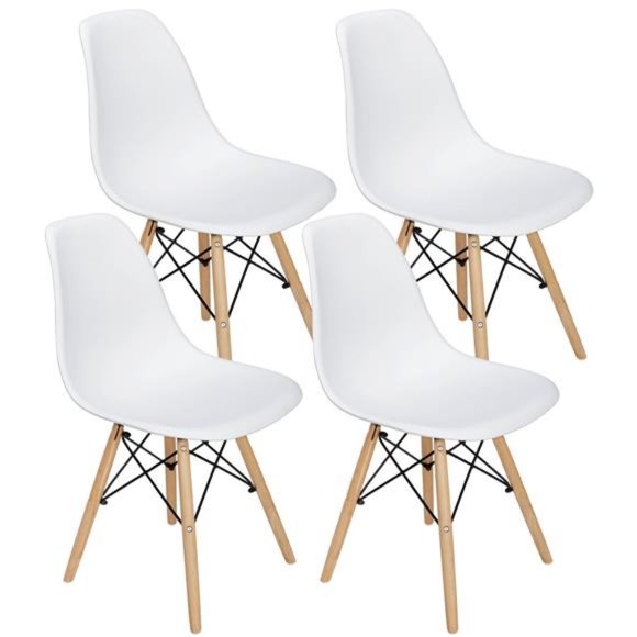 Set of 4 Modern Style Kitchen And Dining Chairs - Picture 6 of 10